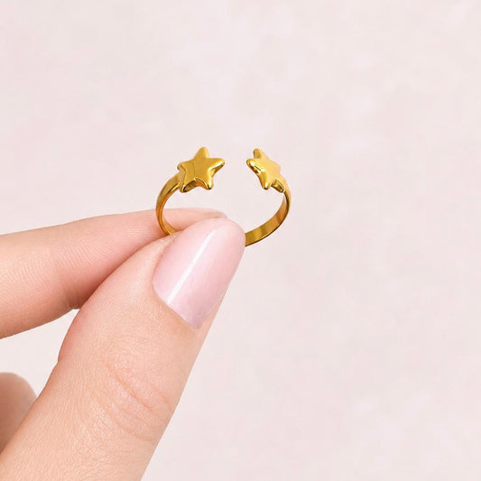 Anillo Doble Estrella