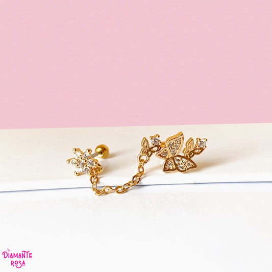 Piercing Doble Mariposa