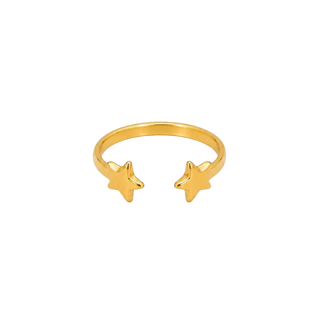 Anillo Doble Estrella